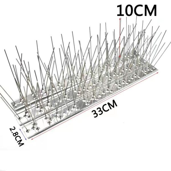Best Selling Stainless Steel Anti-Corrosion Anti Pigeons Bird Spikes Effective for Balcony Roof Fence