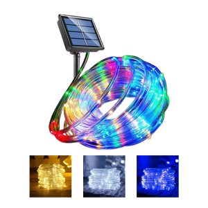 Outdoor IP65 Waterproof LED Light Copper Wire Tube Solar Atmosphere Decorative Lighting for Garden Courtyard Decorations