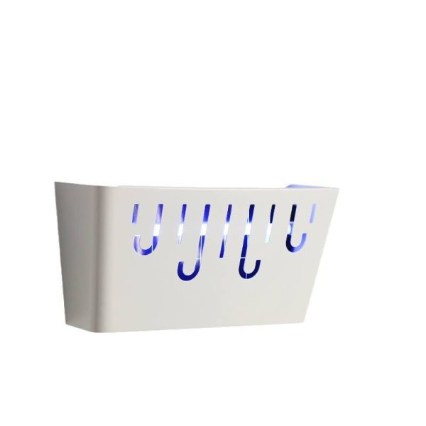 Latest Solid Metal Indoor Pest Control Bug Zapper with UV Lamp Sticky Insect Fly Trap for Family Hotel Fire Safety Conscious