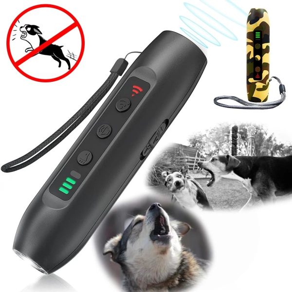 Top Selling Rechargeable Portable Handheld Dog Repeller Waterproof Flashlight with SOS Alarm Anti-Barking Ultrasonic for Travel - Image 5