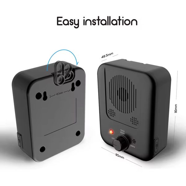 Professional Anti-Uv High Waterproof Rechargeable Ultrasonic Dog Anti-Barking Device Ultrasonic Animal Repeller - Image 2