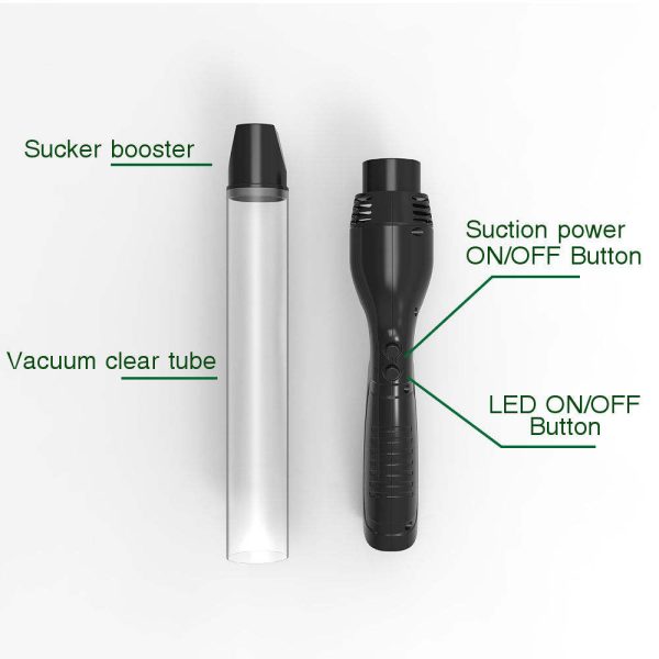 Eco-friendly Portable Battery Operated Insect Vacuum Sucker Stick Handheld Critter Catcher Wand for Pest Control - Image 5