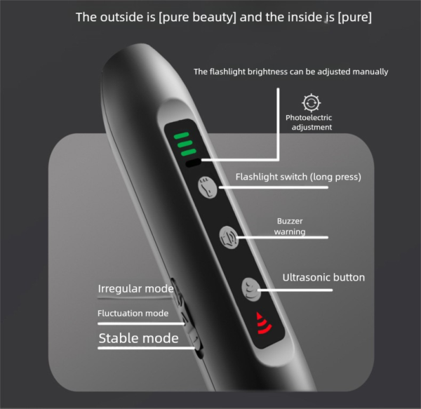 Top Sold Waterproof Flashlight Sos Alarm Portable Handheld Anti Dog Barking Ultrasonic Dog Repeller In Travelling - Image 3
