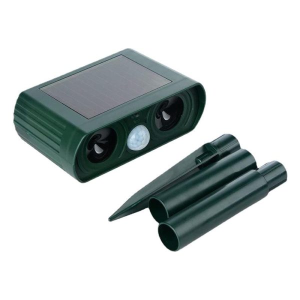 Best Selling Dual Horn Solar Ultrasonic Pest Repeller Effective Animal Control for Bird and Animal - Image 5