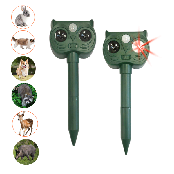 New Arrival 2025 Led Flashing High Waterproof Intelligent Solar Powered Wild Animal Repellent for Birds Rodents Mice - Image 4