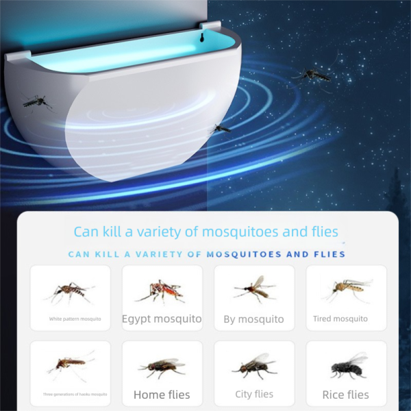 OMNI CATCH Eco-Friendly LED Insect Trap High Effect Rechargeable Electronic  Mosquito Killer Lamp - Image 5