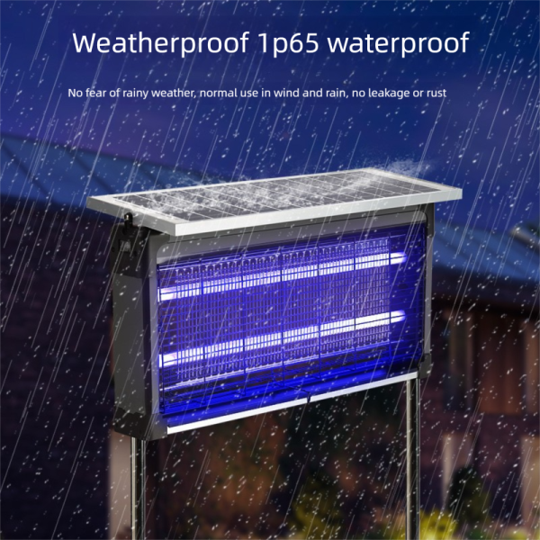Large-Size Outdoor Solar Mosquito Killer Light Trapping Fly Catcher, Automatic Mosquito Lamp for Outdoor Yards & Parks - Image 3
