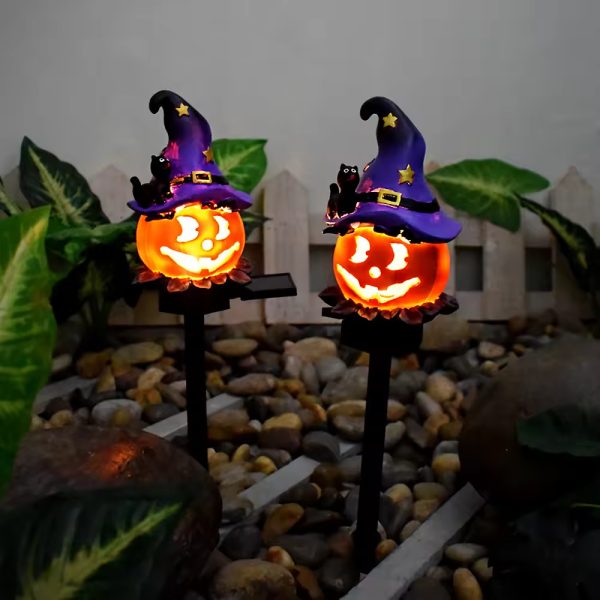 Outdoor Waterproof Garden Decoration Halloween Decoration Props LED Candle Decoration Skull Lamp Candle Lamp - Image 4