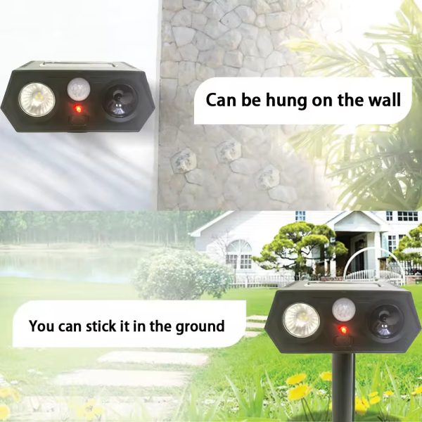 Waterproof Intelligent Easily Installed Solar Powered Ultrasonic Wild Animal Repeller for Elephants Monkeys - Image 4