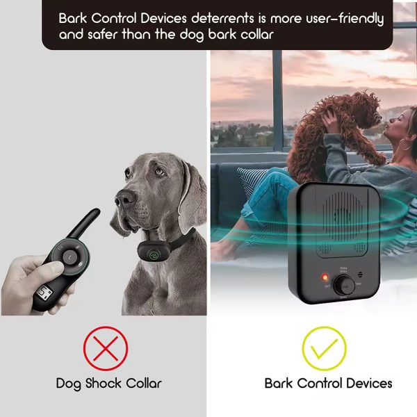 Professional Anti-Uv High Waterproof Rechargeable Ultrasonic Dog Anti-Barking Device Ultrasonic Animal Repeller - Image 4