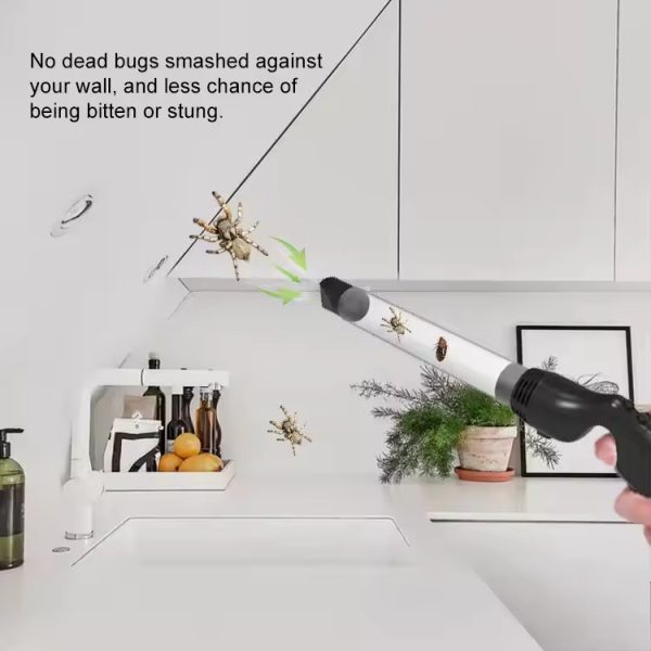 Eco-friendly Portable Battery Operated Insect Vacuum Sucker Stick Handheld Critter Catcher Wand for Pest Control - Image 3