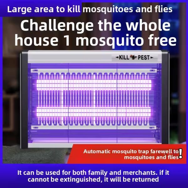 New Arrival Dual-Light Energy-Saving Silent Insect-Killing Electric Lamp Uv Light Mosquito Killer Lamp for Indoor - Image 3