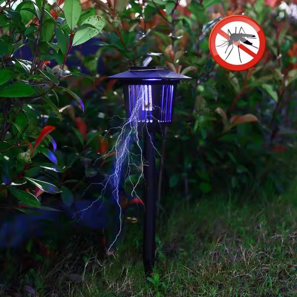 Outdoor Solar-Powered Insect Mosquito Killer Ultraviolet Mosquito Killer Lamp for Garden - Image 6